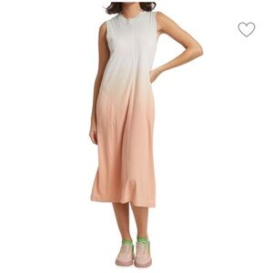 ATM ANTHONY THOMAS MELILLO Ombre Jersey Sleeveless Midi Dress cotton  - medium